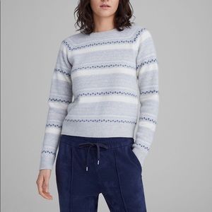 NWOT club monaco thick cashmere fair isle sweater